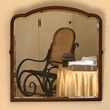 Beveled mahogany mirror, circa 1930