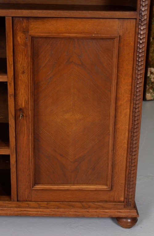 Northern European carved oak library