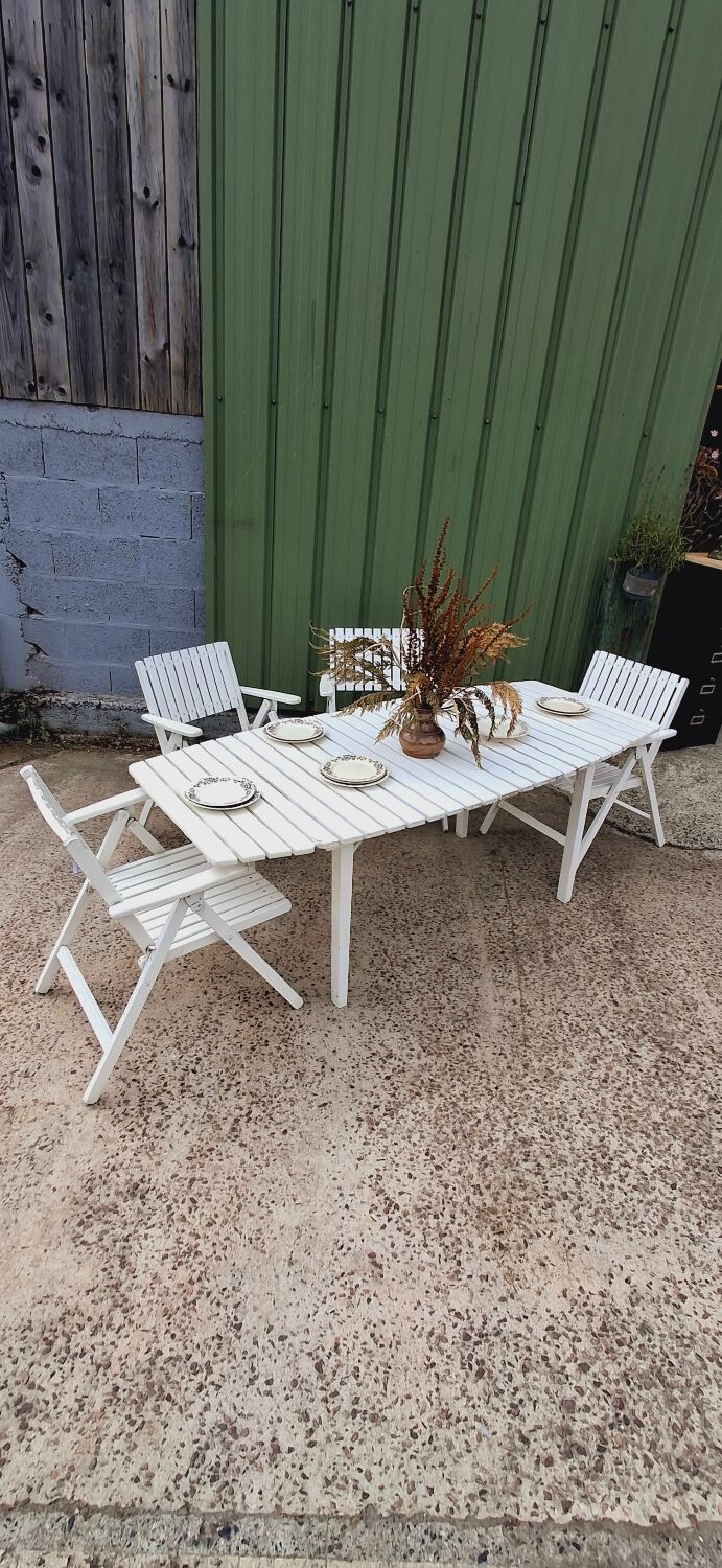 Antique garden furniture