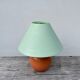 Two-tone ceramic bedside lamp 1980