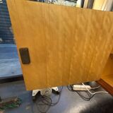 Scandinavian sideboard with 2 doors and 3 drawers in teak.