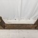 Old wooden farm bench