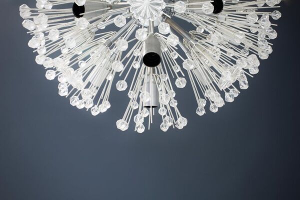 Lustre Dandelion Spoutnik par Emil Stejnar Autriche 1955