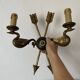 Double fire wall sconces in Empire style