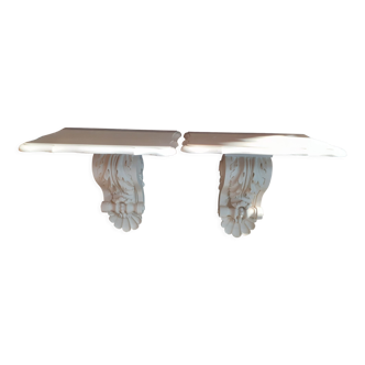 Pair of shelf