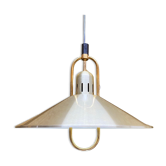 70s gold danish design belid pendant light from the mid century | vintage brushed golden colored