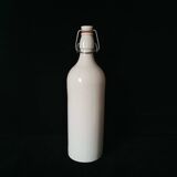 bottle, stoneware carafe, white ceramic, MKM