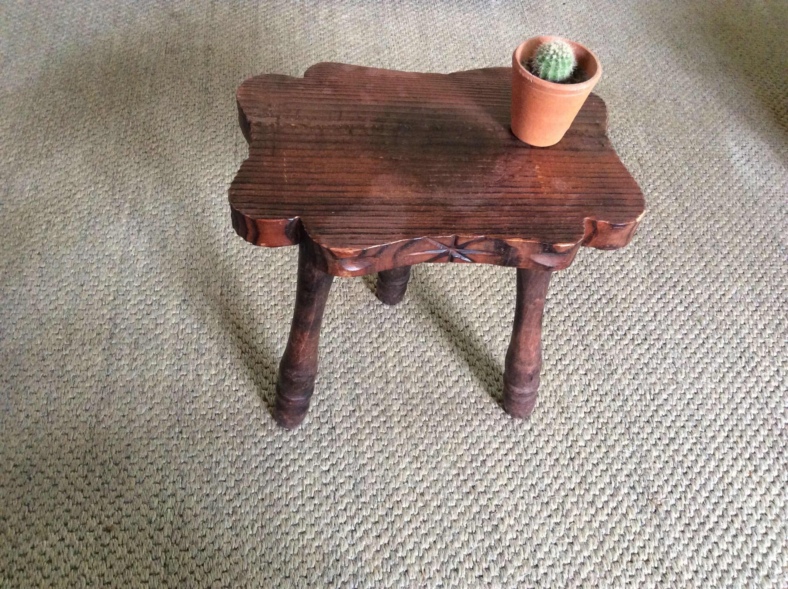 Wooden stool