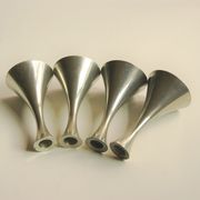 Set of 4 Art Deco candle holders by Just Andersen from the 1940s - fine elegant minimalist design.