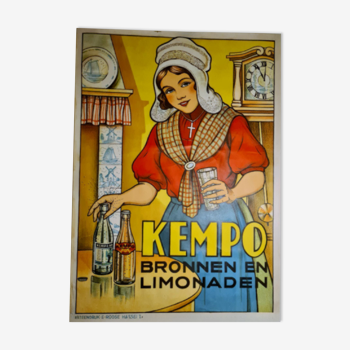 Nouvelle affiche ancienne par Ernest Roose, Belgique 1930s