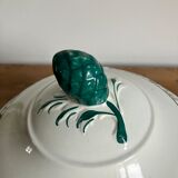 Tureen or vegetable in ancient earthenware