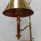 Lampe laiton et métal doré Helmer Andersson, Suède