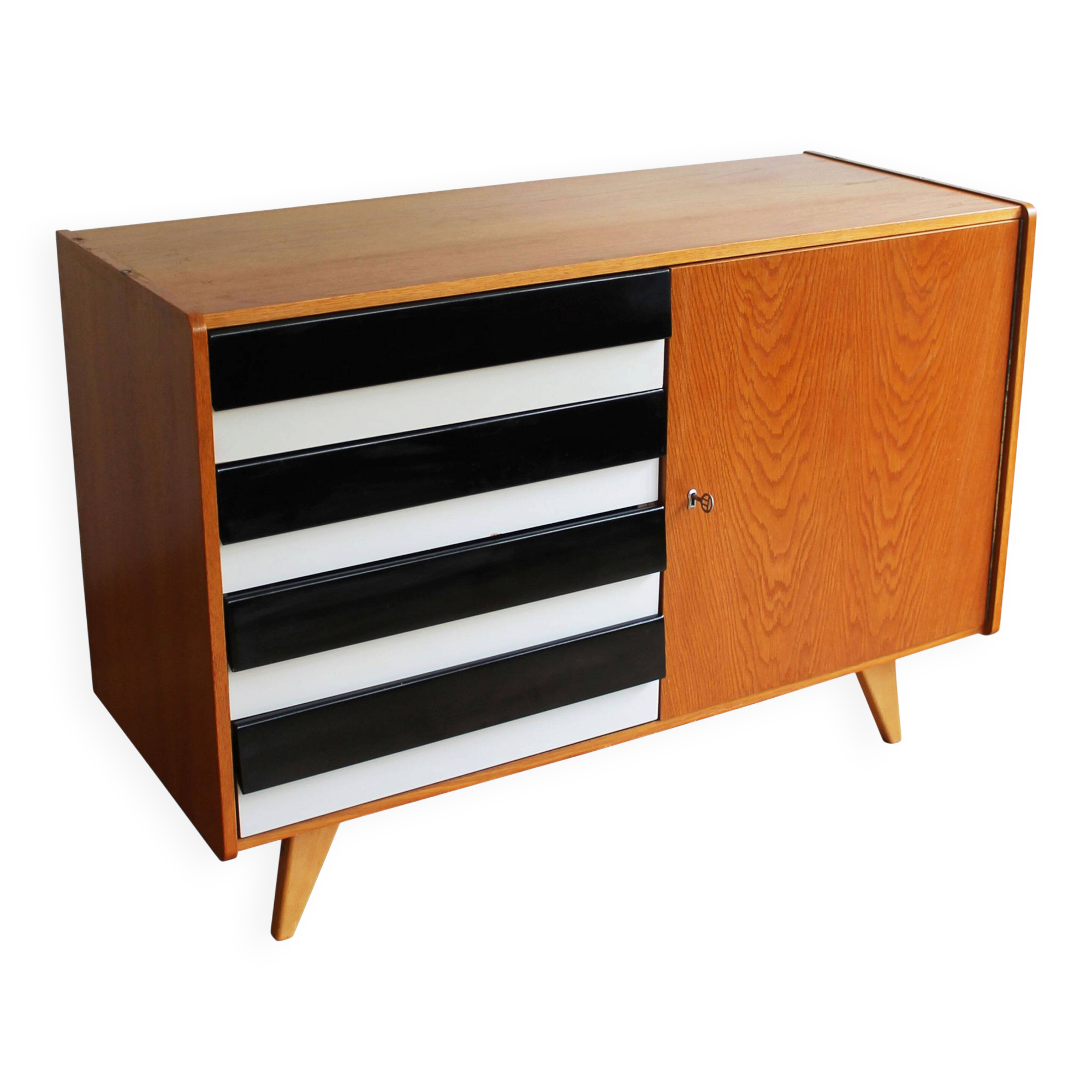 Original 1960s U-458 Sideboard by Jiří Jiroutek, Czechoslovakia