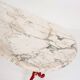 Vintage bistro table. Cast iron and marble. France, 1950s.