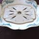 Antique asparagus dish in ceramic – removable drainer – art deco style