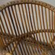Adult vintage rattan armchair