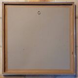 Ancien tableau vintage signé Vasarely Vega JG années 60