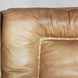 Swivel Leather Chairs by Carl Straub, 1950s, Set of 2