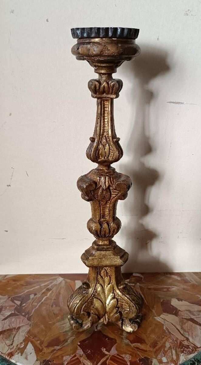 Antique giltwood chandelier in the Louis XIV style - 18th century