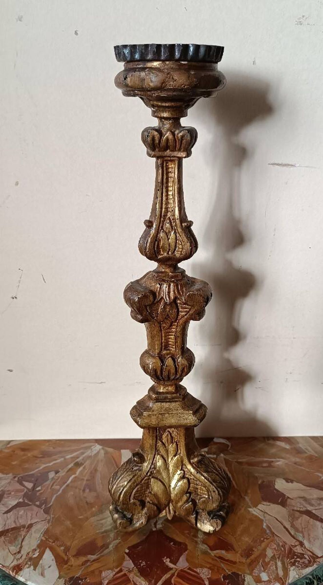 Antique giltwood chandelier in the Louis XIV style - 18th century
