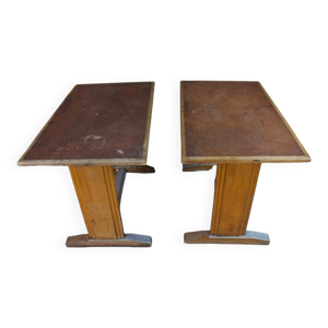 Lot de 2 tables de bistrot par