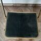 Lot de 4 chaises  pliantes - dossier et assise vert d'eau - structure métal doré -Chaisor