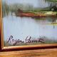 Tableau sous bois signé Roger Comte