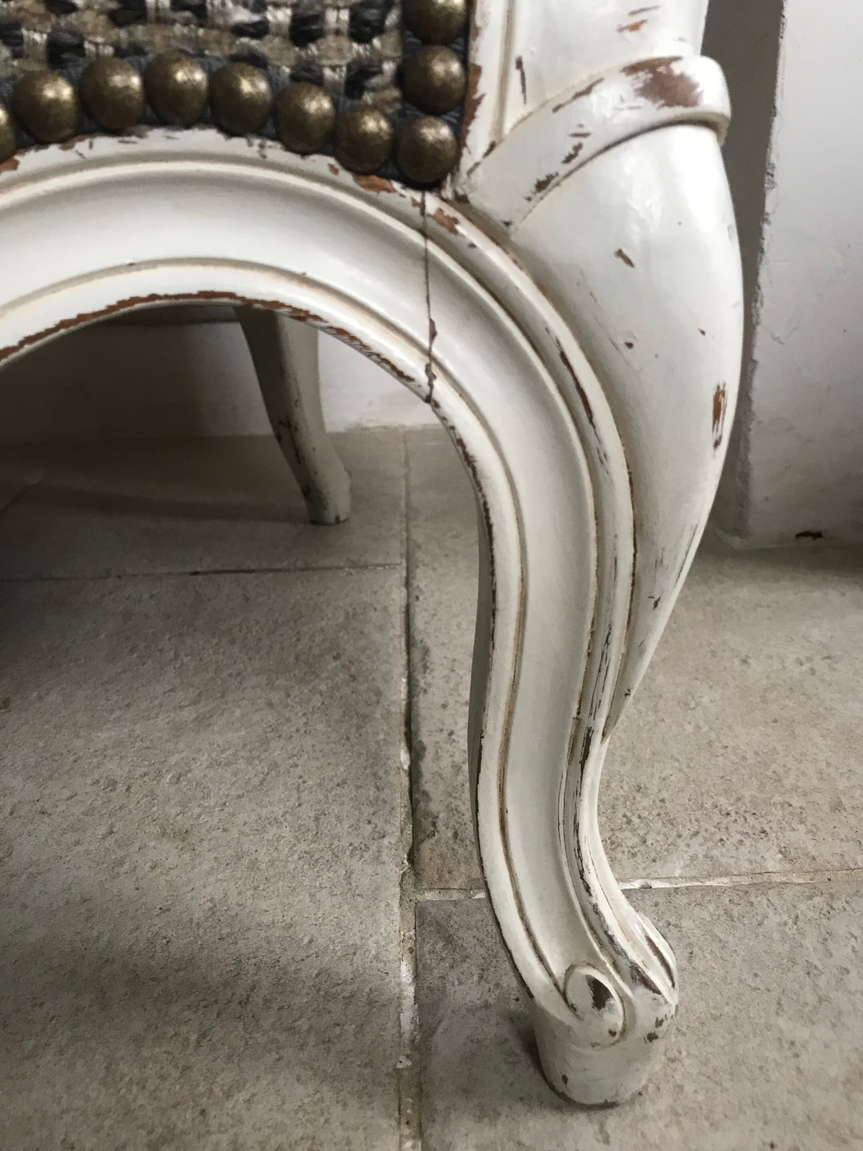 Louis XV-style Bergère chair