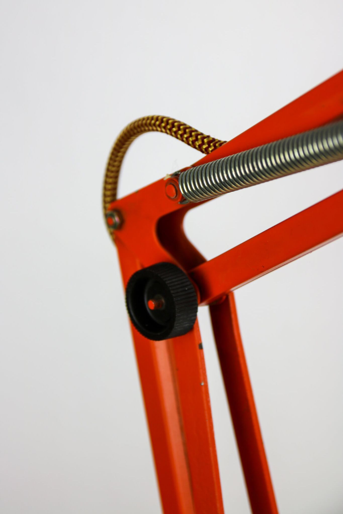Lampe de Table Achitect Réglable Orange par Tep, années 1970