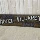 Oak panel early XXth Grand Hotel des Villaret - Paris