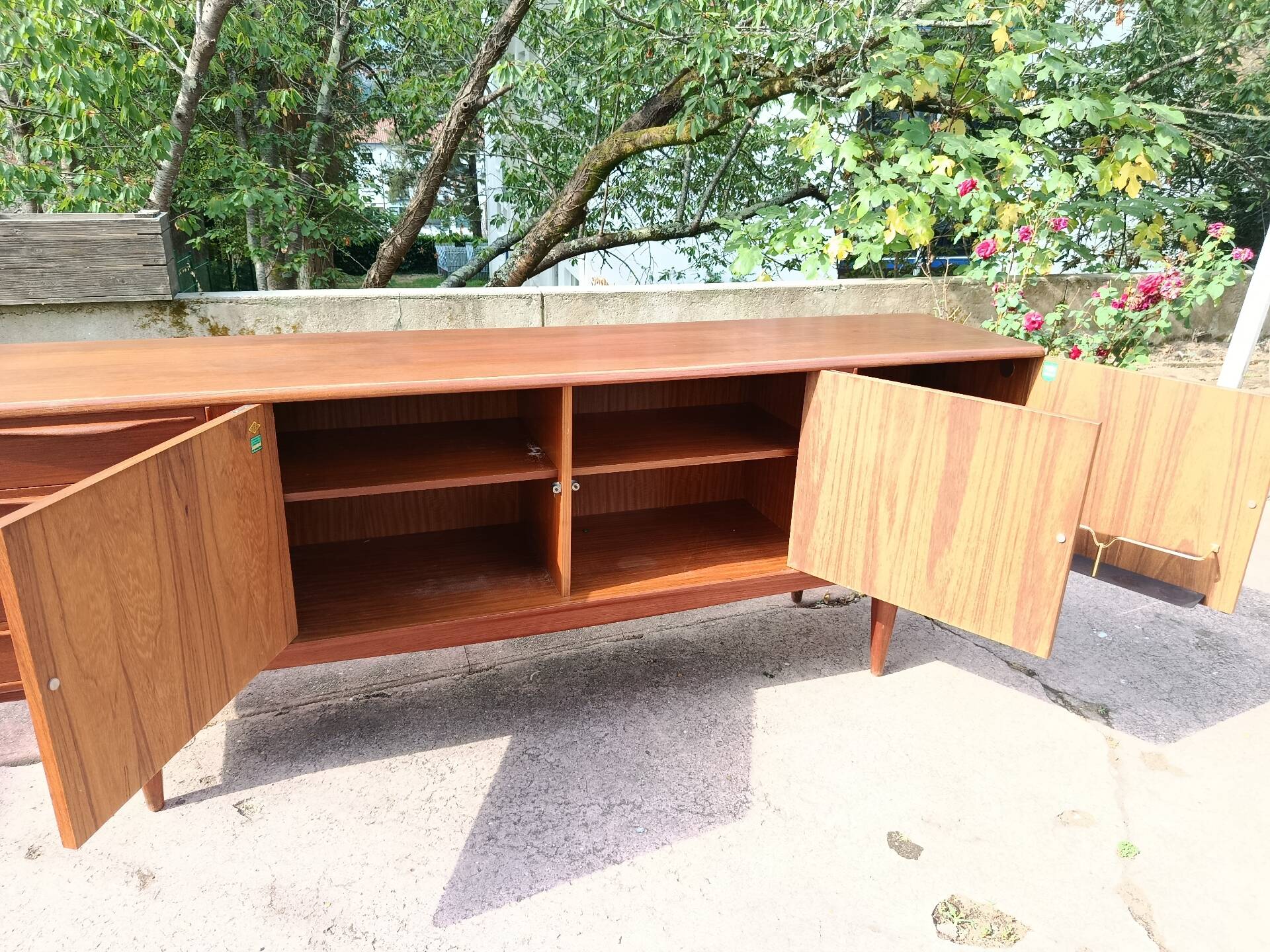 Scandinavian teak sideboard