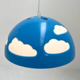 Cloud blue pendant lamp by Henrik Preutz for Ikea, 1990