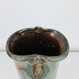 Ceramic roller vase by Marcel Piot