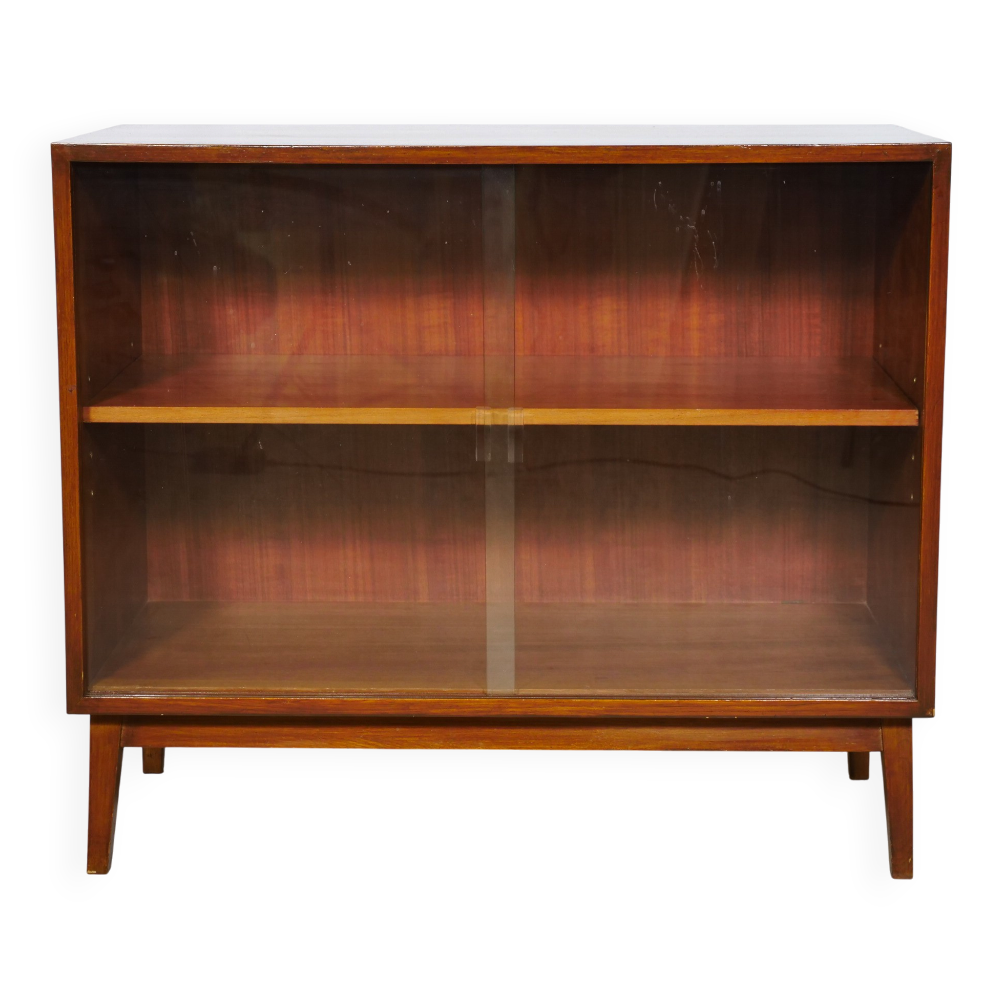 Buffet vitrine en teck des années 1960