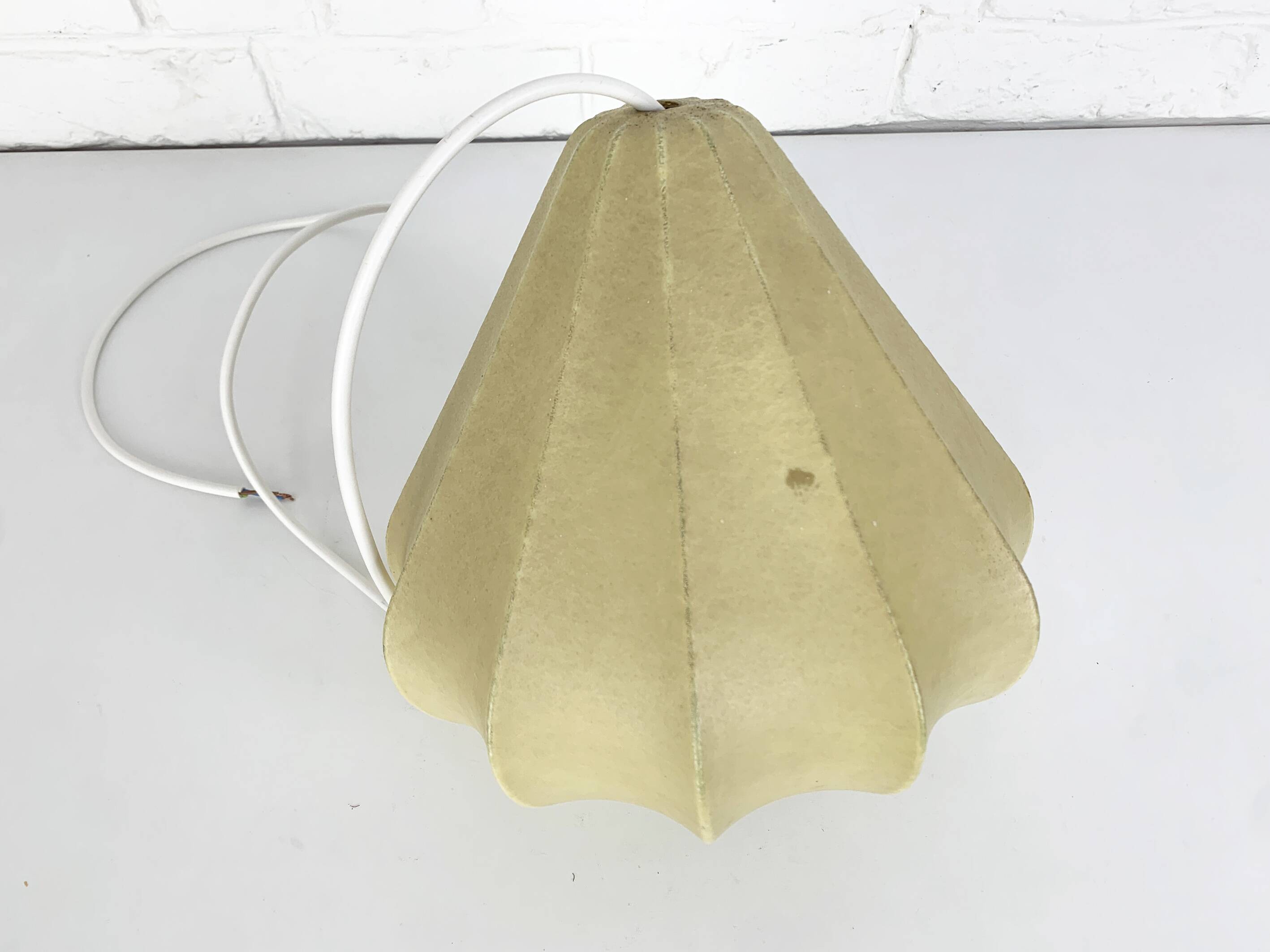 Cocoon Pendant Lamp, Friedel Wauer for Goldkant Leuchten, 1960s