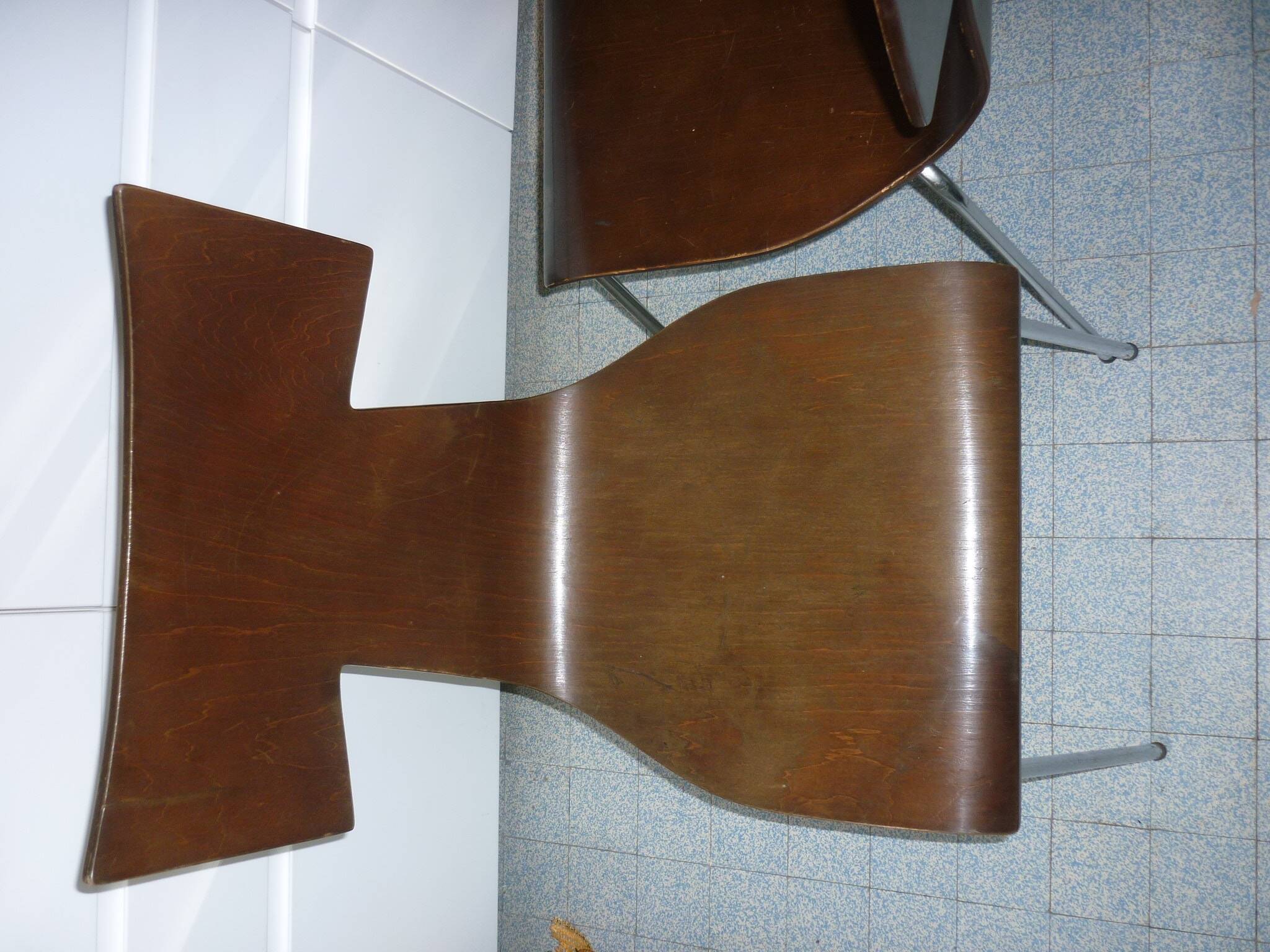 4-2025-6 Paire de chaises vintage