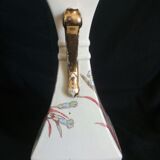 Art Nouveau cracked ceramic trim, eyelet patterns