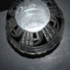 Art Deco round vase in black overlay crystal 1930-1940 Val Saint Lambert?