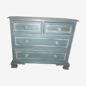 Blue dresser