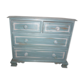 Commode bleue