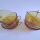 6 amber Vereco coffee cups