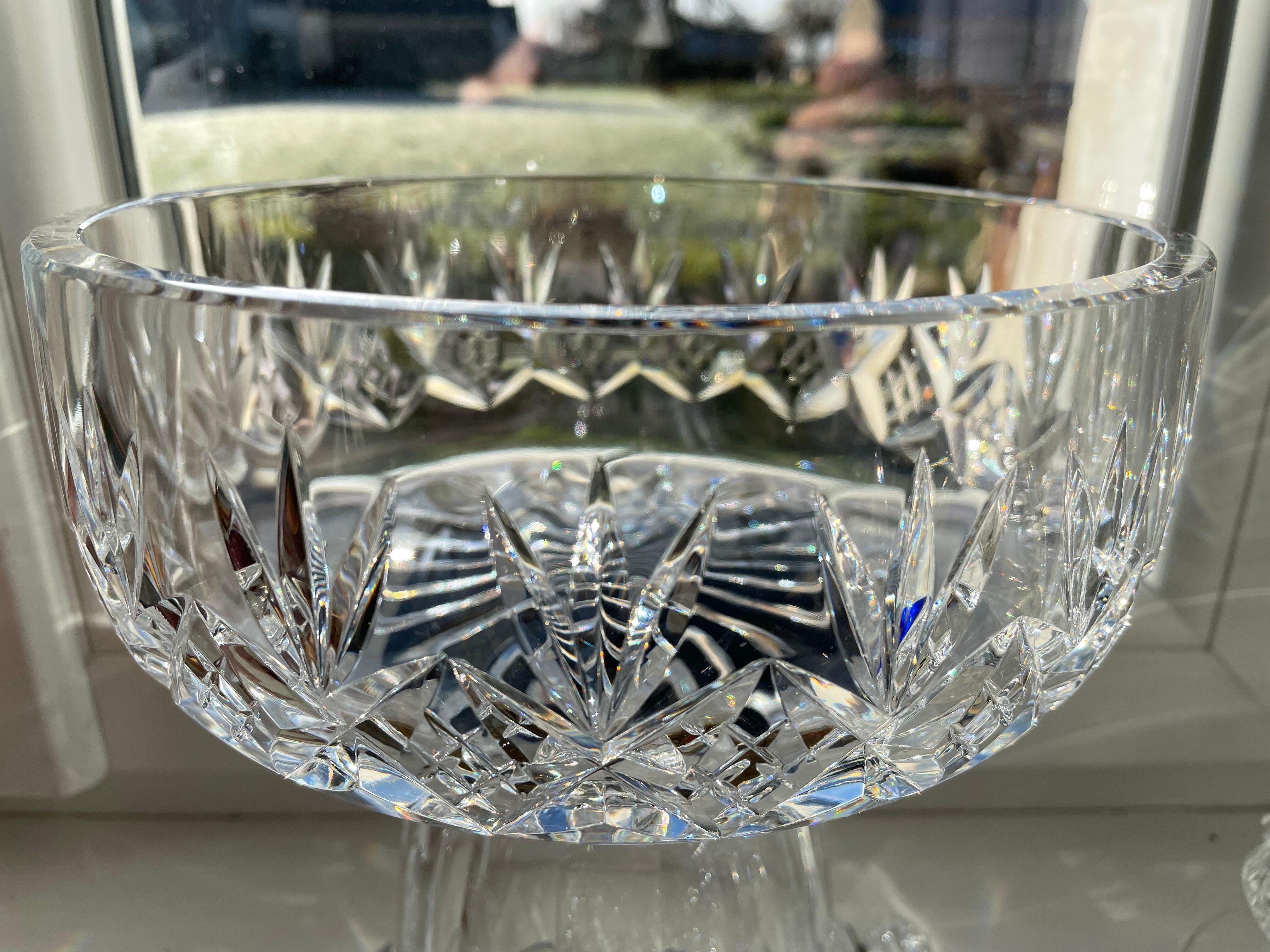 Crystal de Sèvres salad bowl in cut crystal