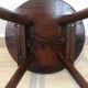 Inlaid wood side table
