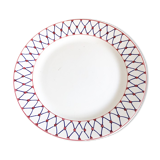 "Sarreguemines" cake dish, Trayas model, 1950s