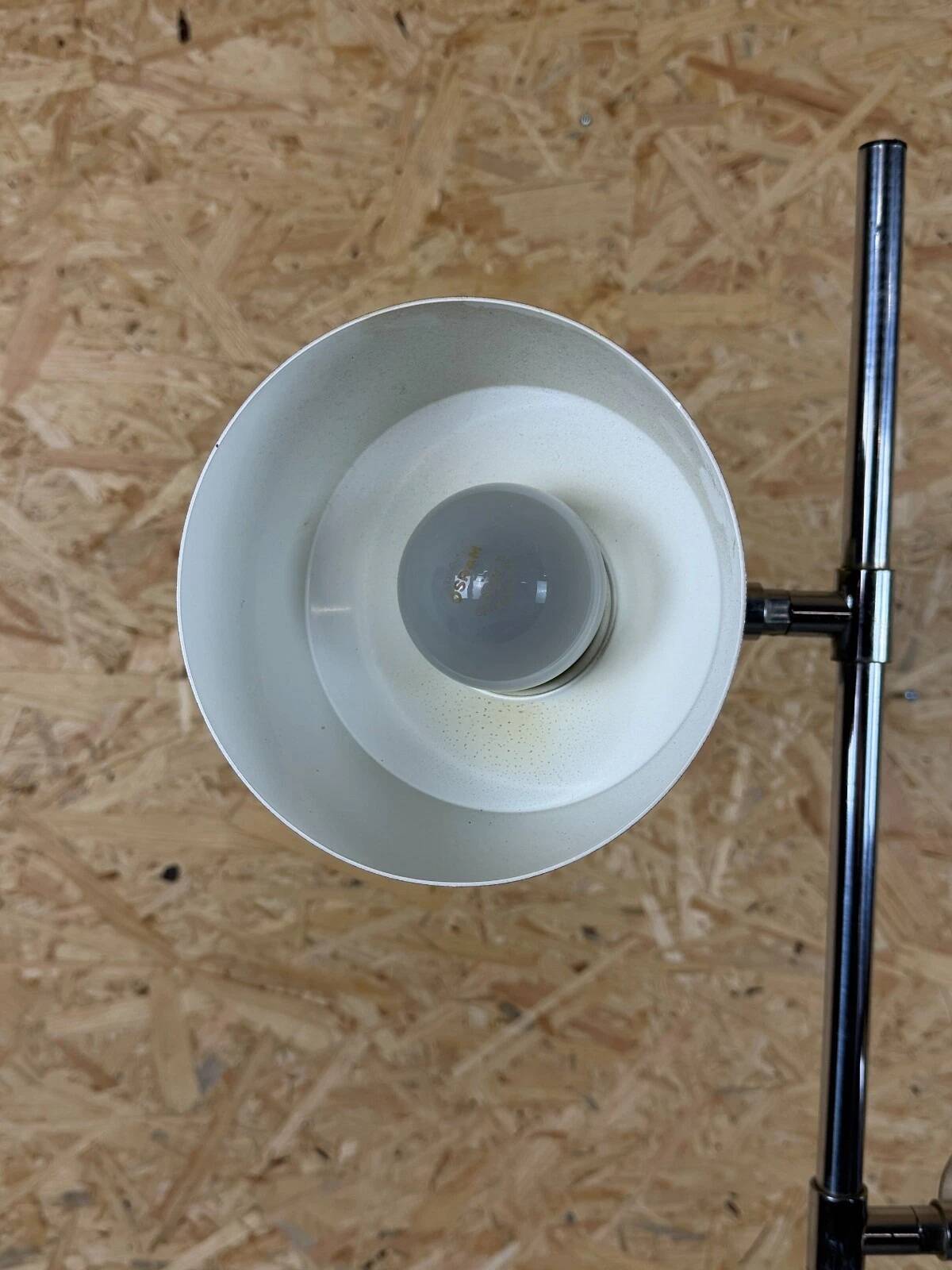 1960s 1970s Floor Lamp in Metal Space Age Design Mid Century