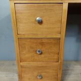 Vintage low desk with box