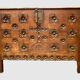 Antique Renaissance style chest in carved oak, 18th century