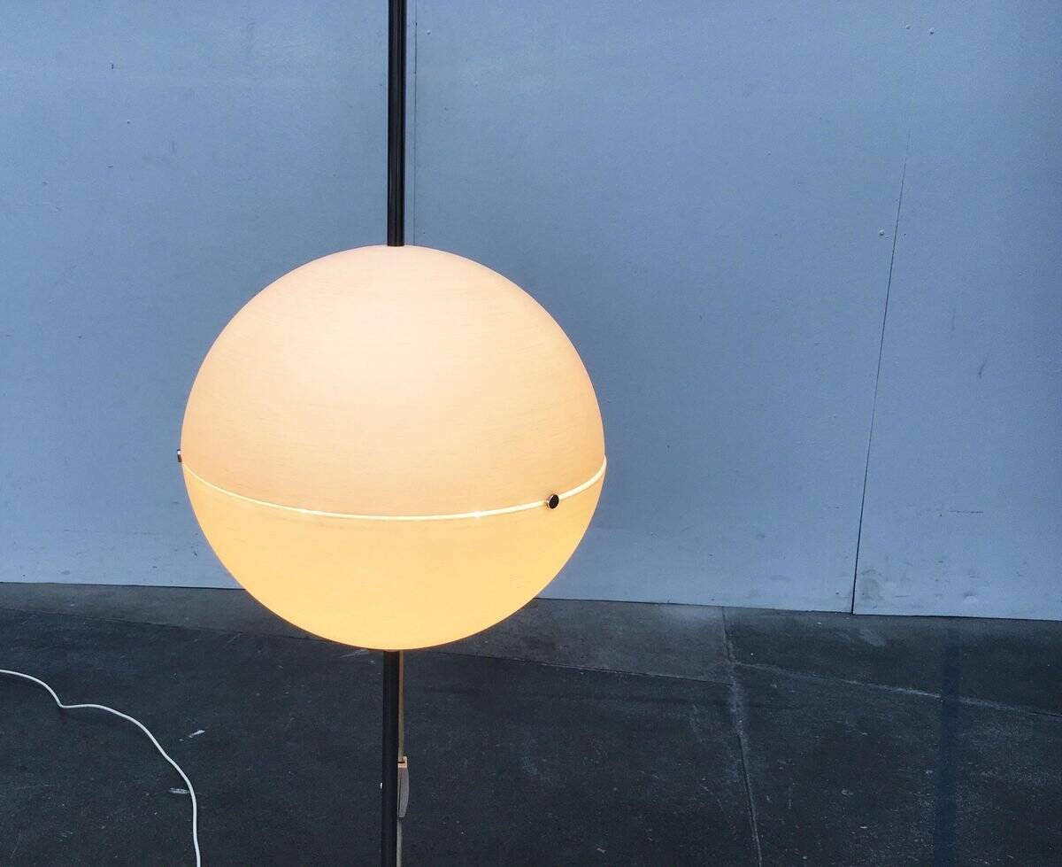 Globe floor lamp mid-century space age