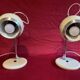 Pair of Eye-Ball lamps, "Aluminor", 1970s