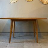 Vintage wooden portfolio table